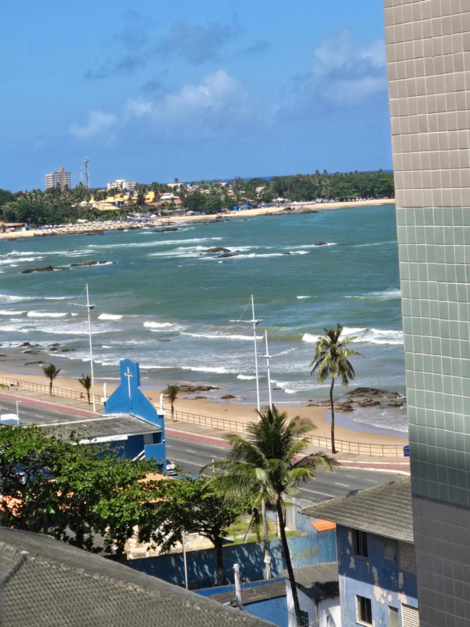 Loft Aconchegante, Vista Mar Lateral, Vaga Privativa Apartment Salvador Exterior foto